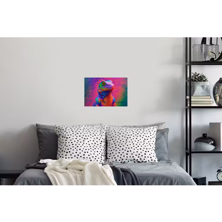 Muursticker - Kameleon - Dieren - Neon - Kleur — 5