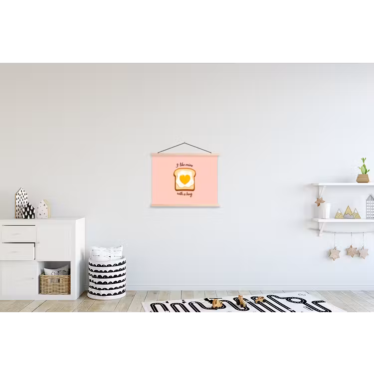 Schoolplaat - Brood - Illustratie - Quote - Roze — 3