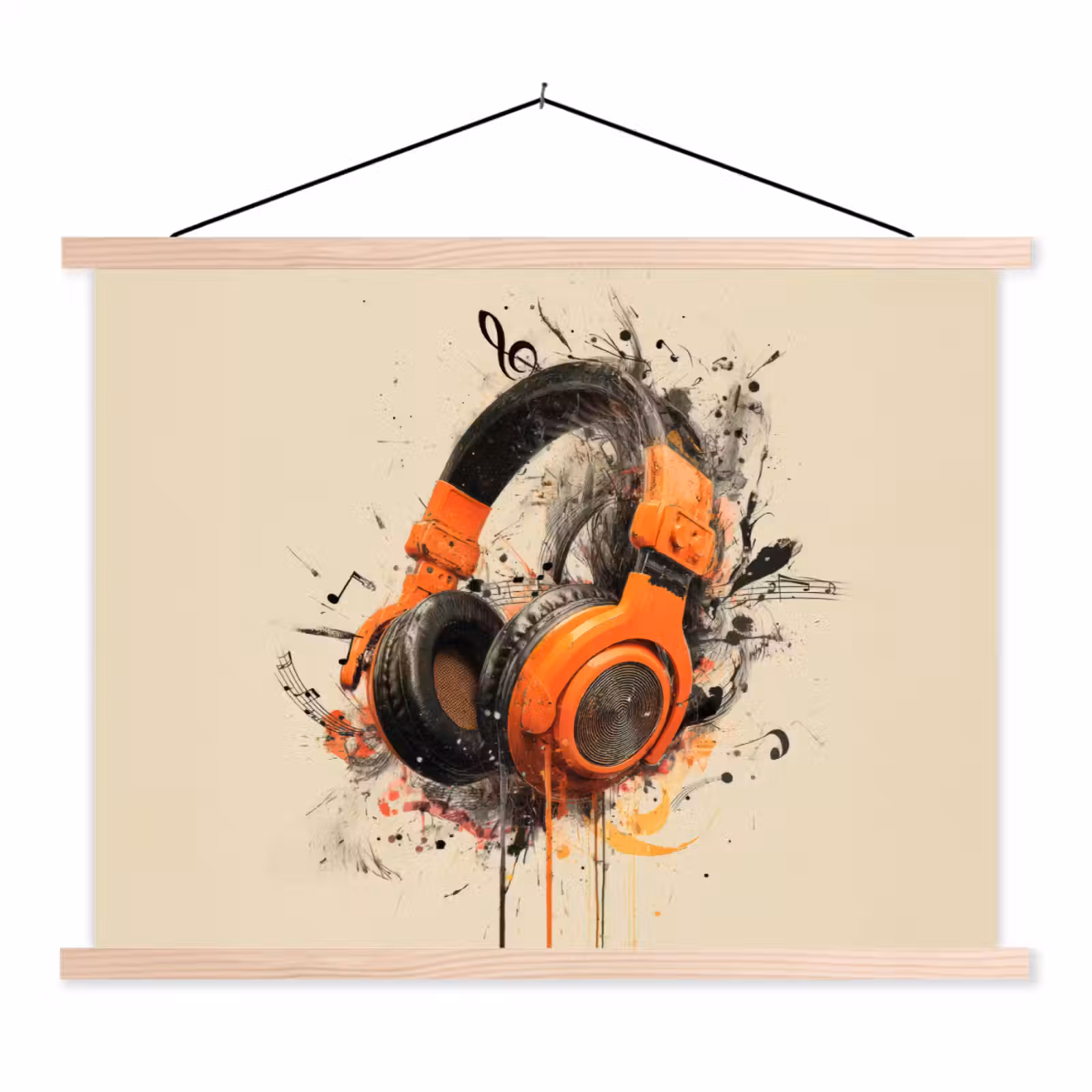 Schoolplaat - Koptelefoon - Oranje - Explosief — 1