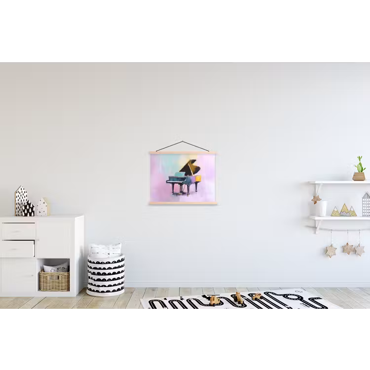 Schoolplaat - Piano - Pastel - Elegant - Dromerig — 3