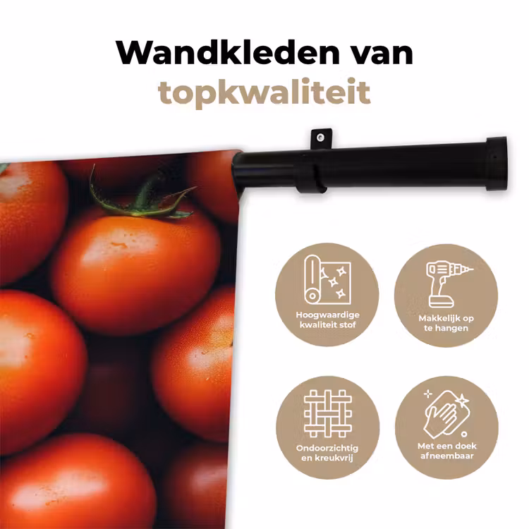 Wandkleed - Groente - Rood - Tomaten — 3