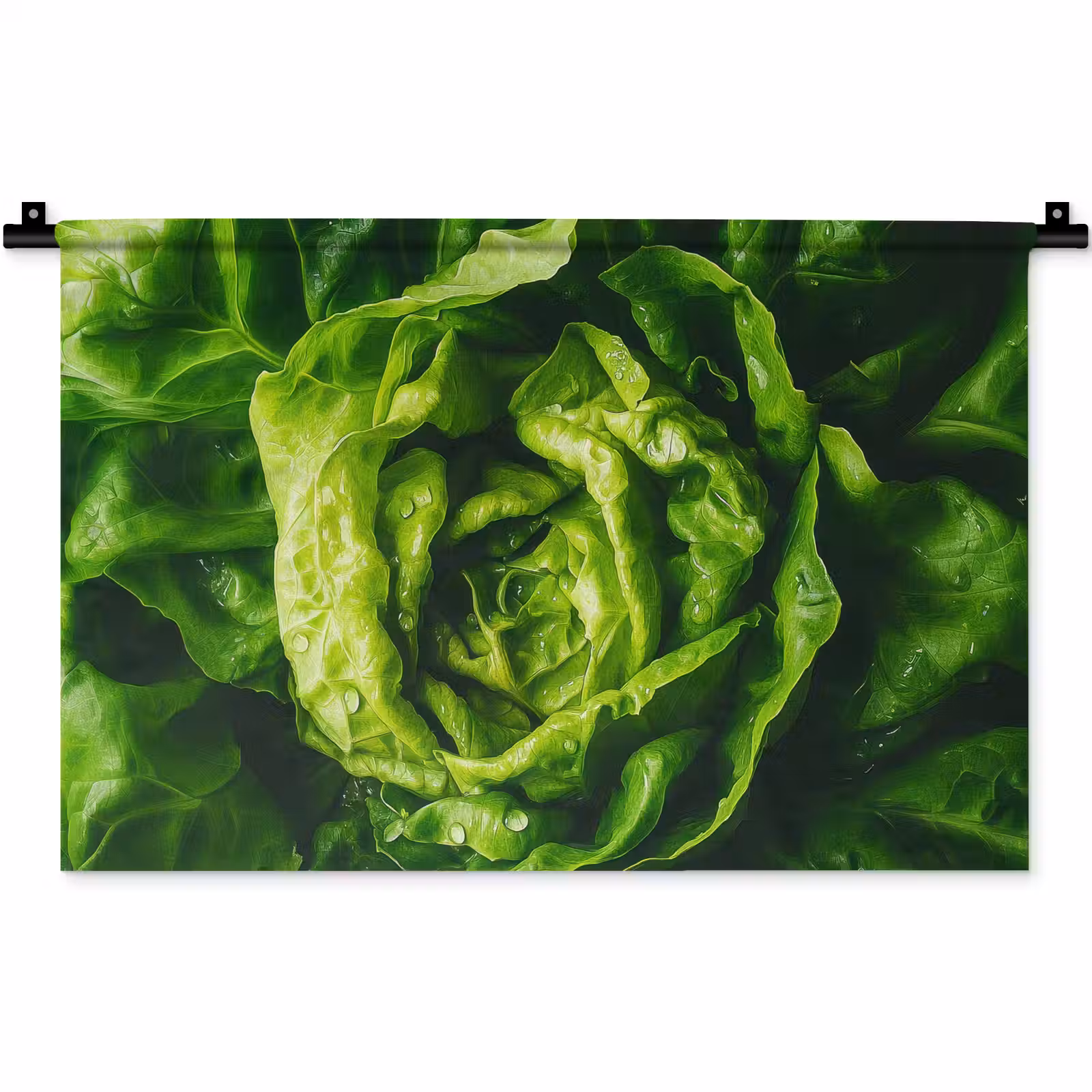 Wandkleed - Groente - Sla - Groen — 1