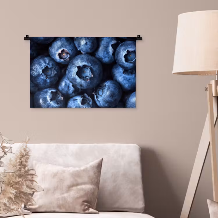 Wandkleed - Bessen - Blauw - Fruit — 2