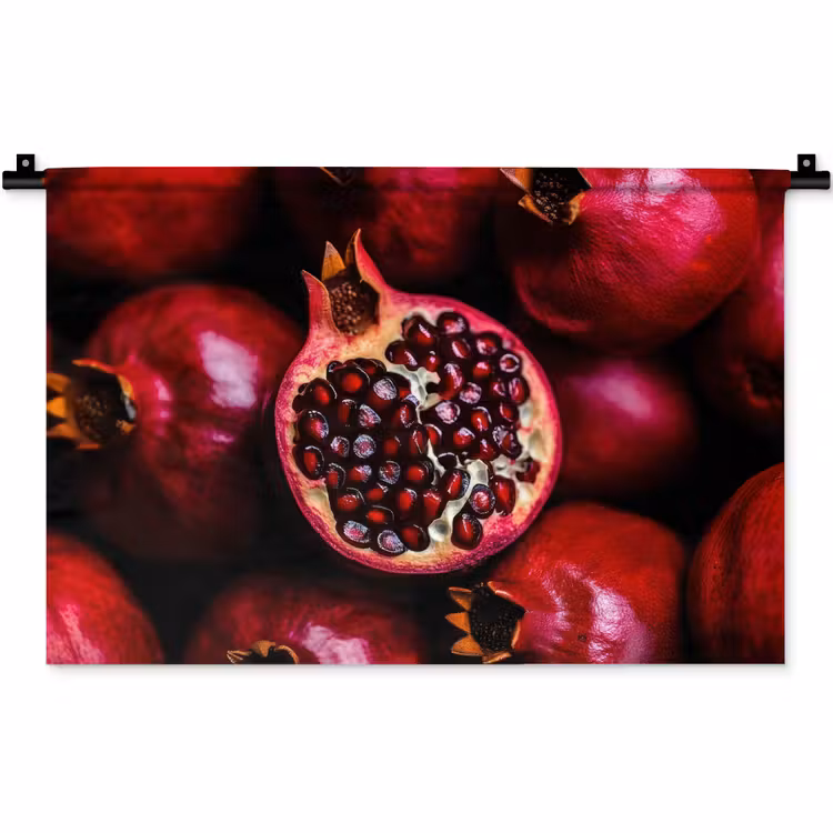 Wandkleed - Granaatappel - Rood - Fruit — 1