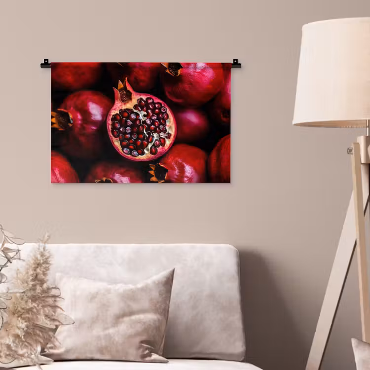 Wandkleed - Granaatappel - Rood - Fruit — 2