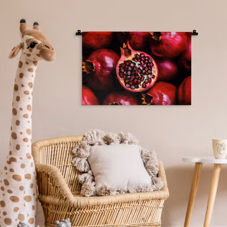 Wandkleed - Granaatappel - Rood - Fruit — 5