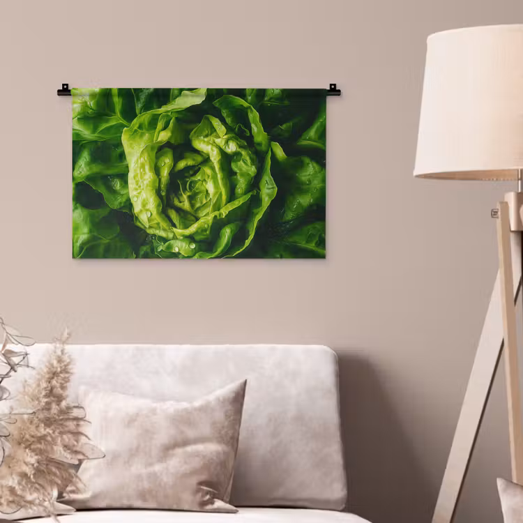 Wandkleed - Groente - Sla - Groen — 2