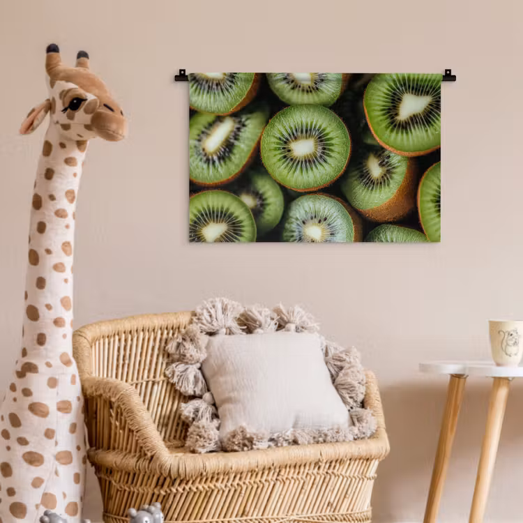 Wandkleed - Kiwi - Fruit - Groen — 5