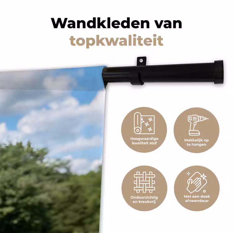 Wandkleed - Uil - Boomstronk - Bos - Lucht — 3
