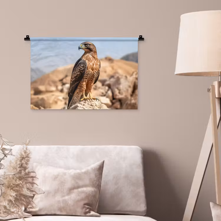 Wandkleed - Valk - Vogel - Rots - Macht — 2