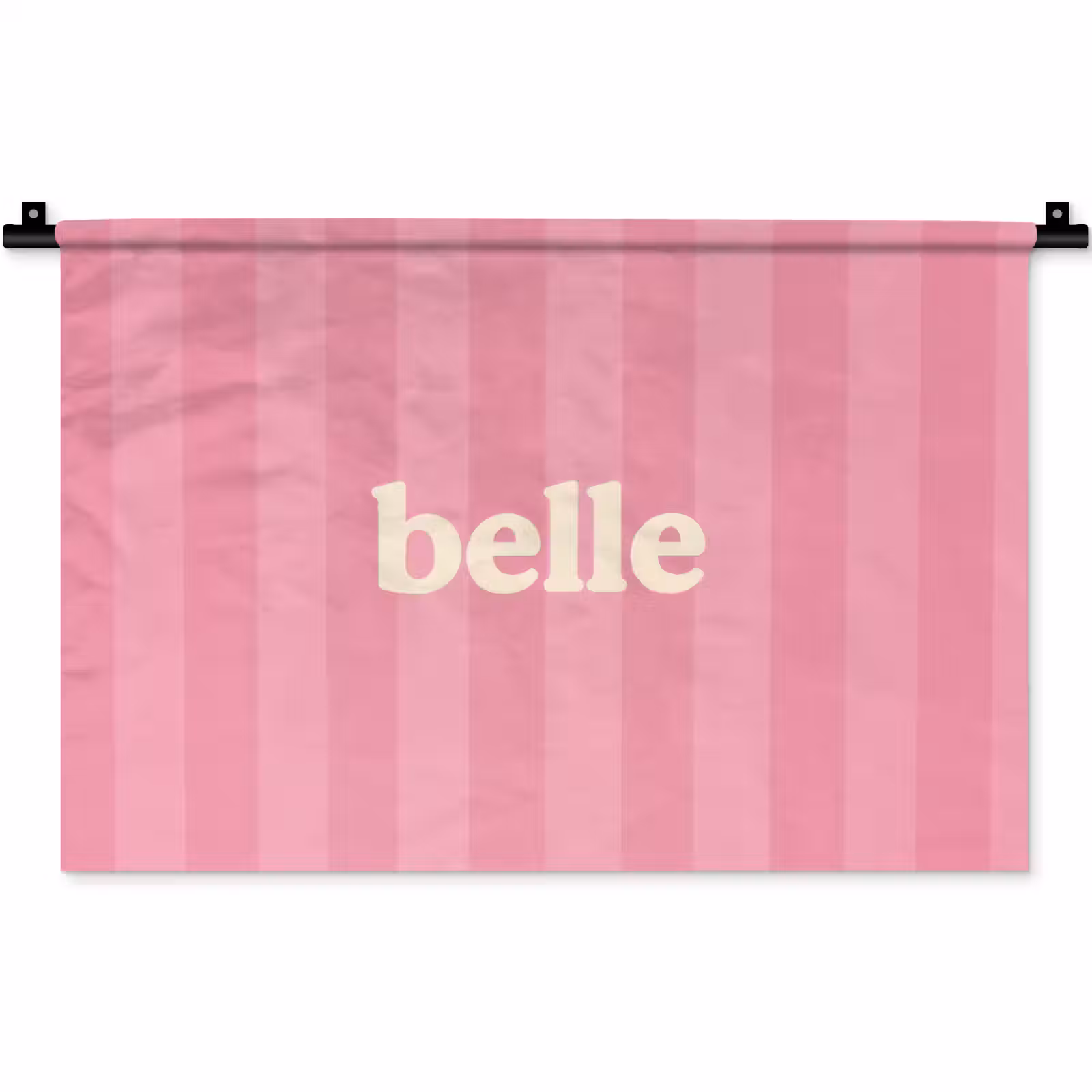 Wandkleed - Roze - Gestreept - Belle — 1