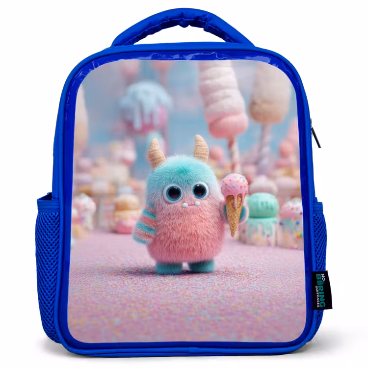 Rugzak kind - blauw - Monsterlijk zoet avontuur — 1
