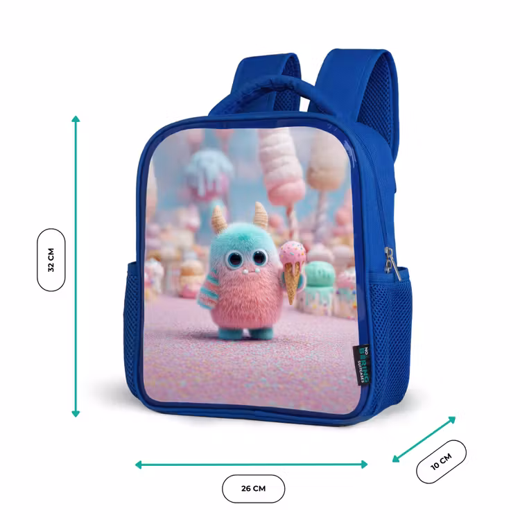 Rugzak kind - blauw - Monsterlijk zoet avontuur — 5
