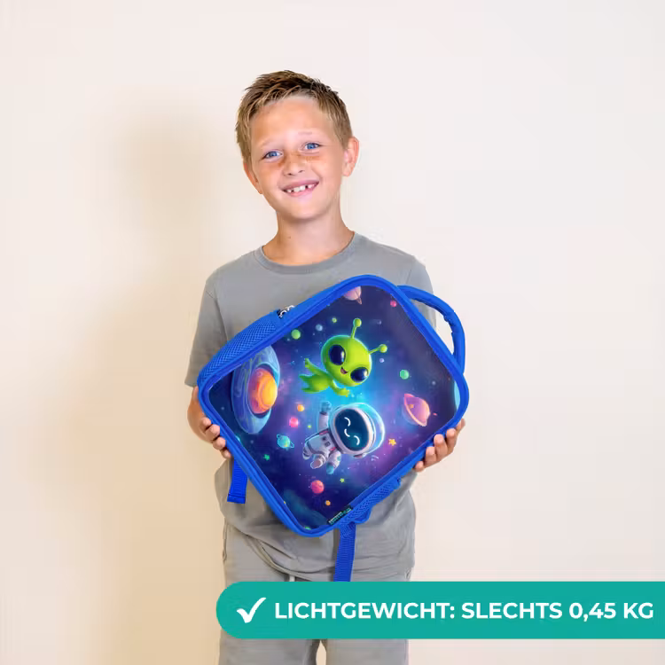 Rugzak kind - blauw - Vriendschap tussen sterren en planeten — 2