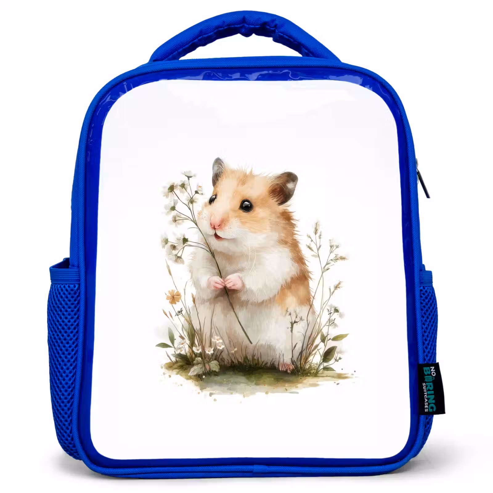 Rugzak kind - blauw - Tedere blik met wilde bloem — 1