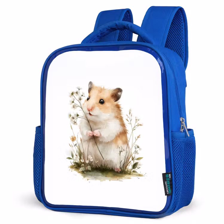 Rugzak kind - blauw - Tedere blik met wilde bloem — 7
