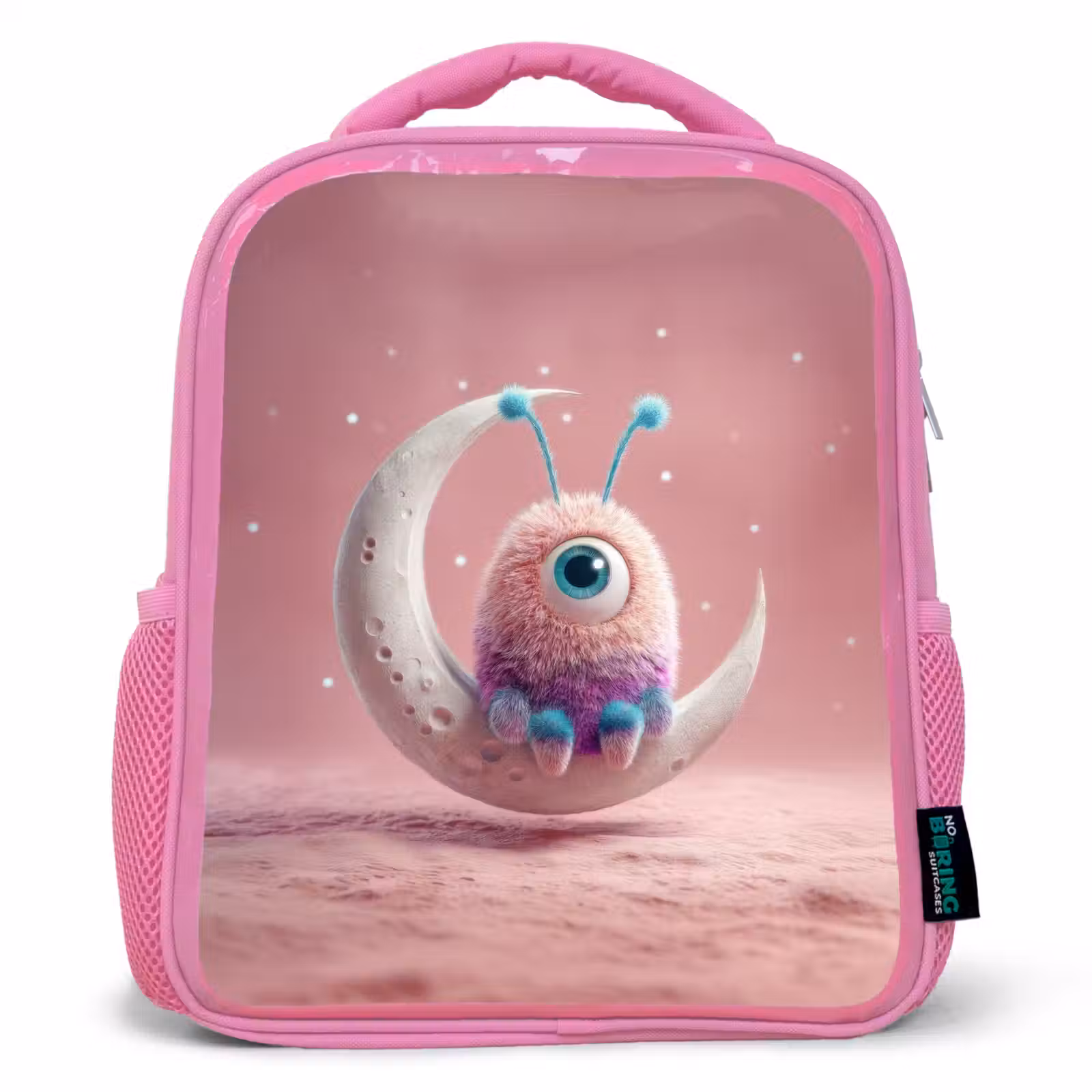 Rugzak kind - roze - Maanwachter met één oog — 1