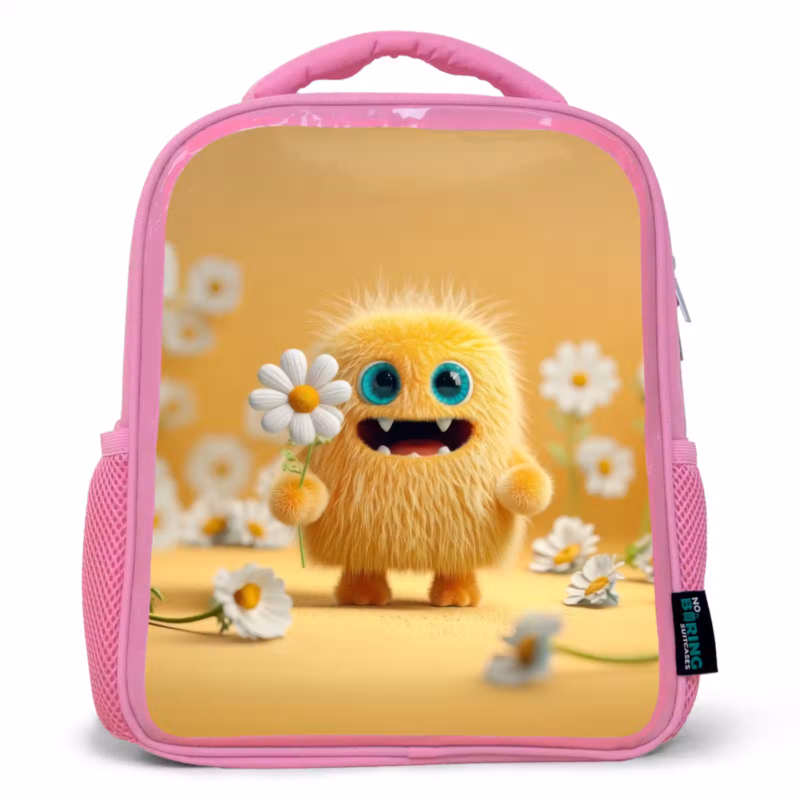 Rugzak kind - roze - Zonneknuffel met madeliefje — 1