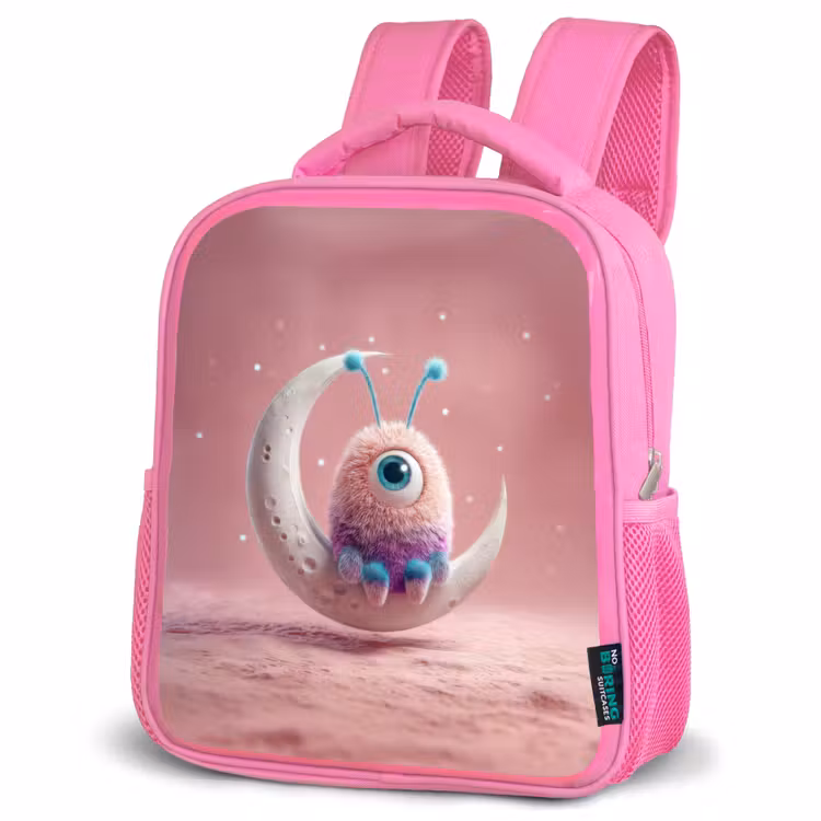 Rugzak kind - roze - Maanwachter met één oog — 4