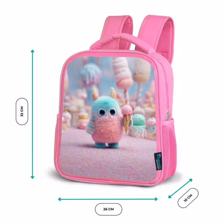 Rugzak kind - roze - Monsterlijk zoet avontuur — 3