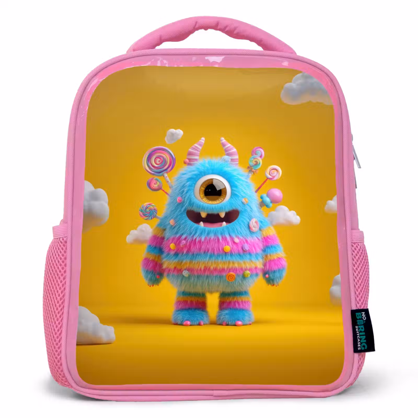 Rugzak kind - roze - Snoepmonster in de wolken — 1