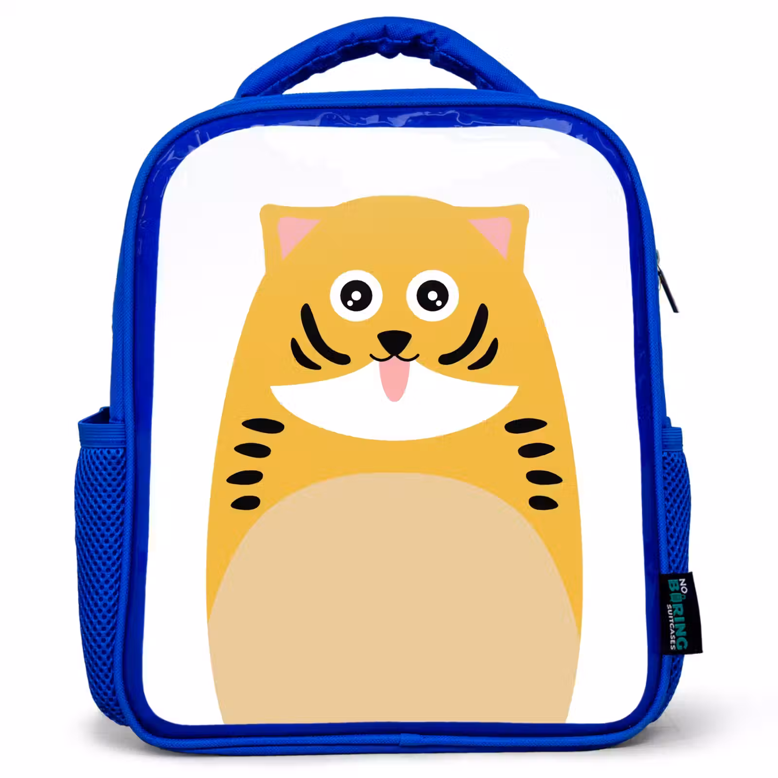 Rugzak kind - blauw - Dierenportret - kat - kinderen — 1