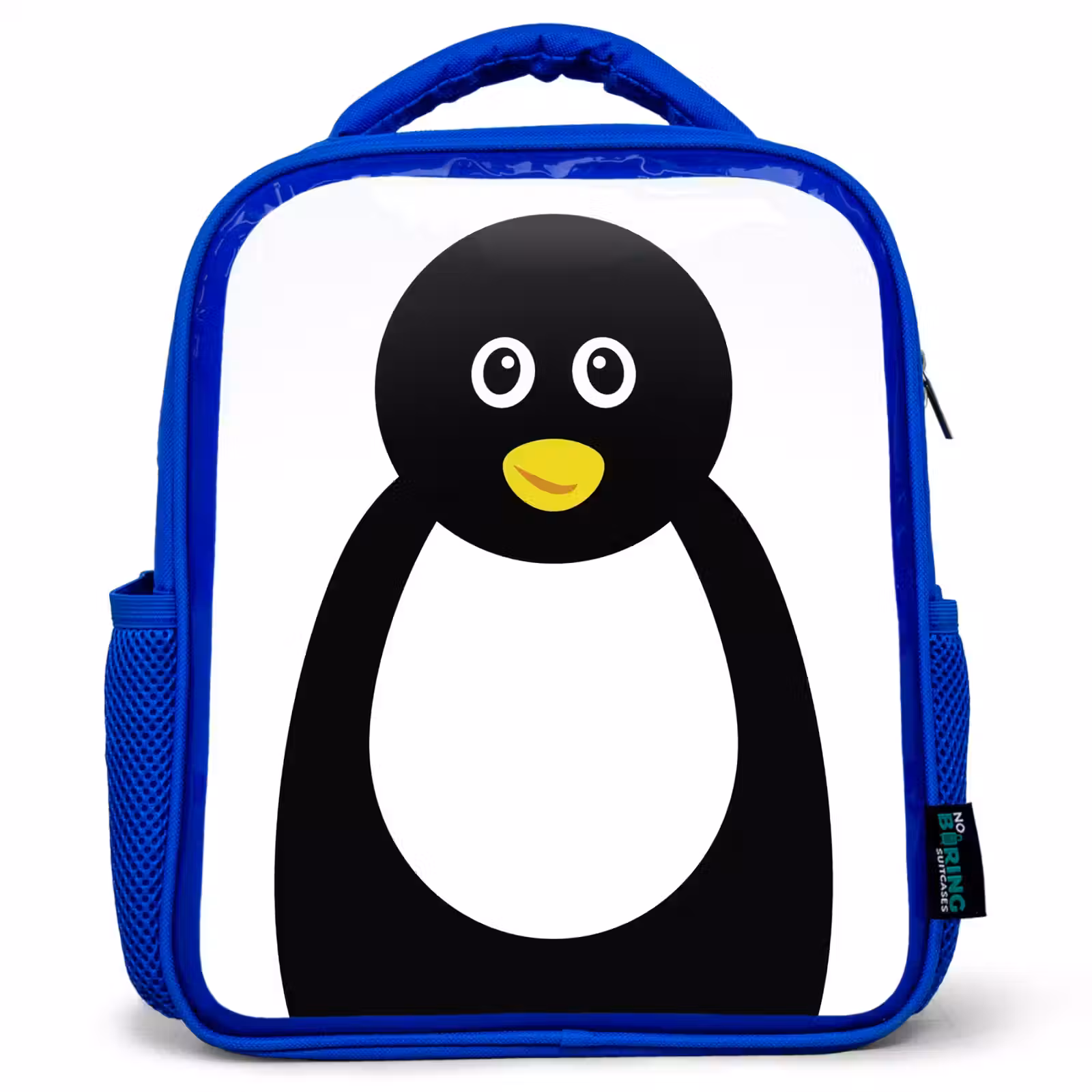 Rugzak kind - blauw - Dierenportret - Pinguïn - kinderen — 1