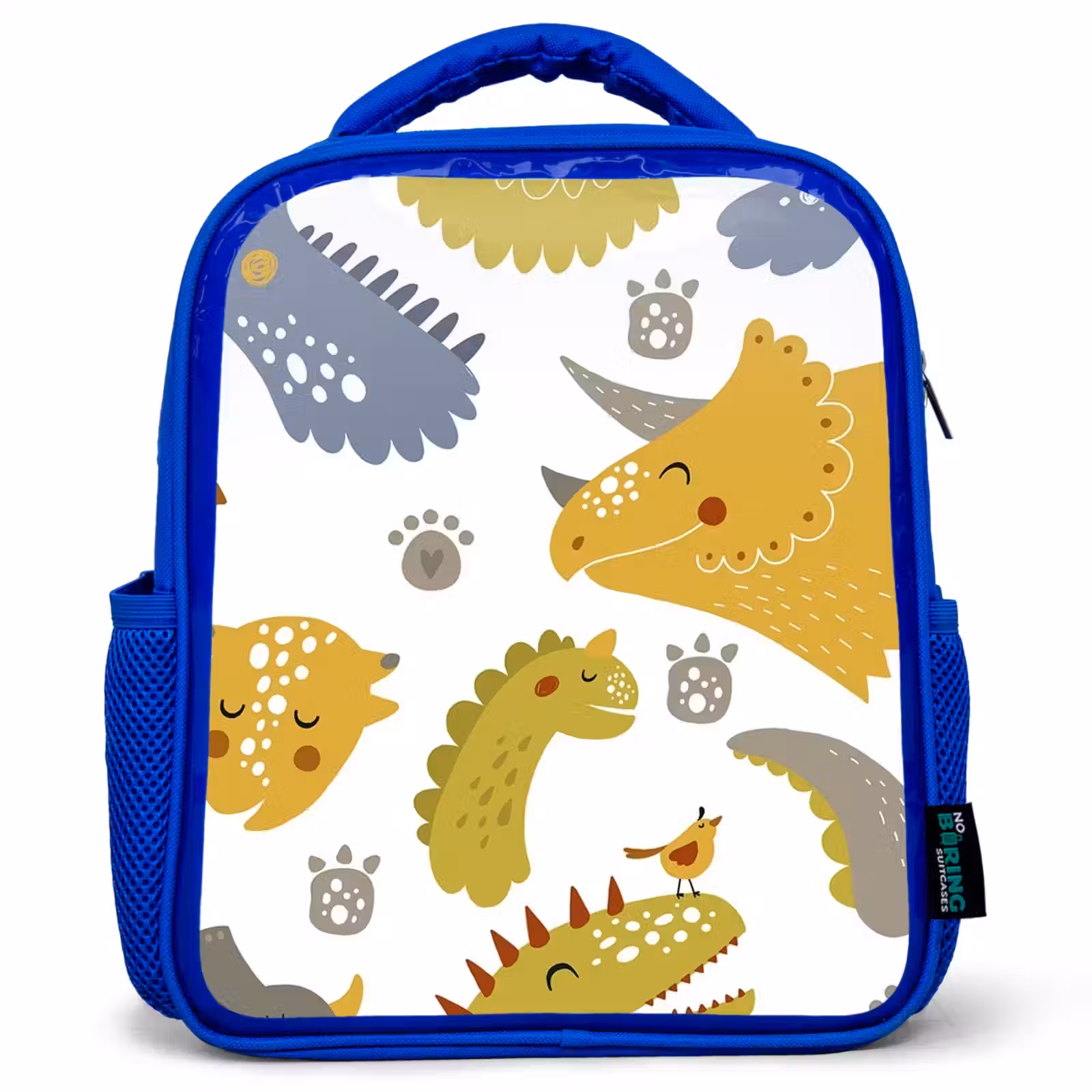 Rugzak kind - blauw - Dinosaurus - Patronen - Jongens - Dino - Kinderen — 1