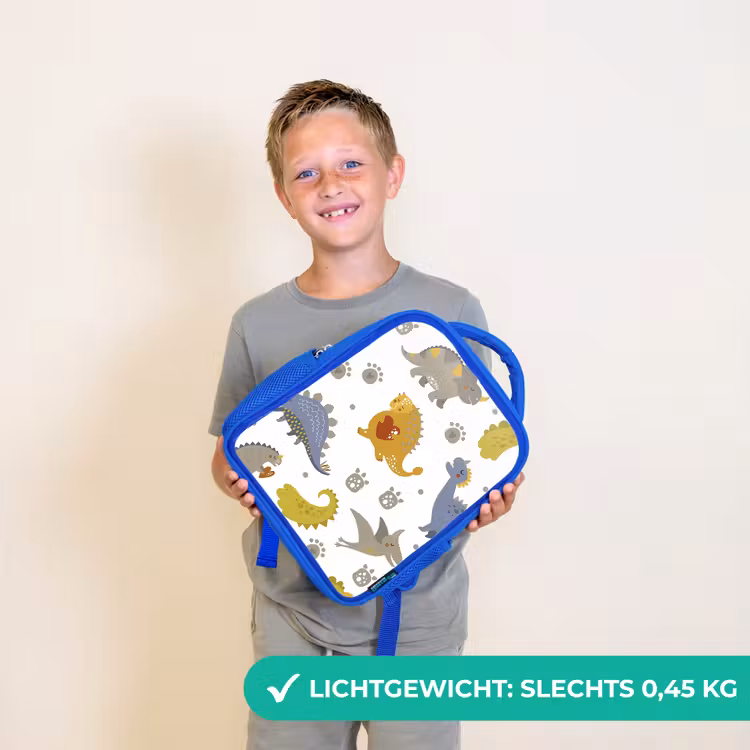 Rugzak kind - blauw - Dinosaurus - Kinderen - Design - Jongens - Meisjes — 2