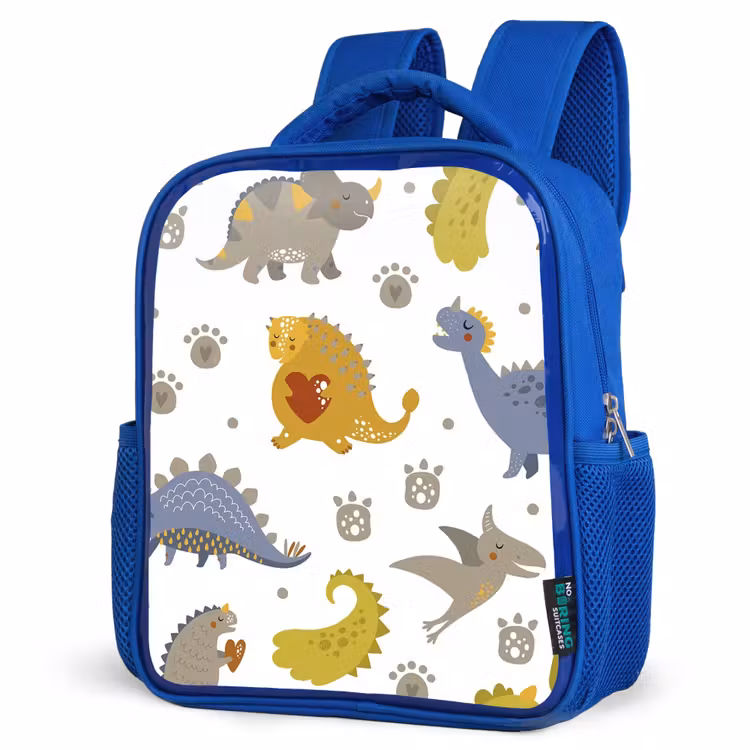 Rugzak kind - blauw - Dinosaurus - Kinderen - Design - Jongens - Meisjes — 7