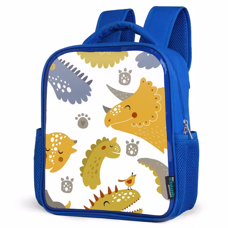 Rugzak kind - blauw - Dinosaurus - Patronen - Jongens - Dino - Kinderen — 7