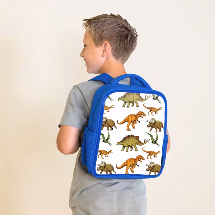 Rugzak kind - blauw - Dinosaurus - Tekening - Kinderen - Jongens - Kinderen — 3