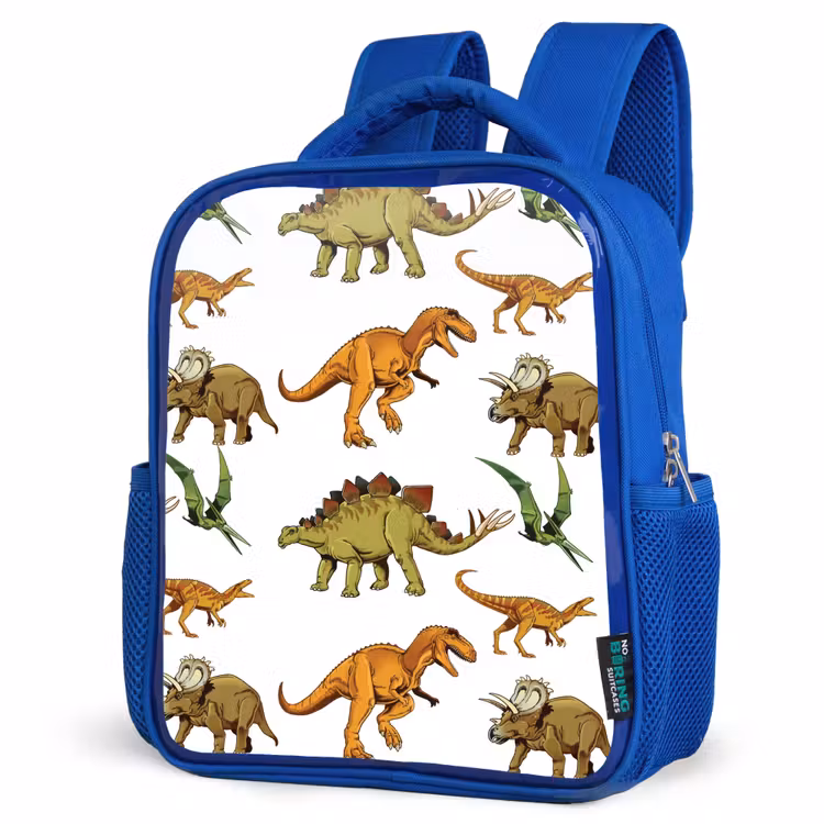 Rugzak kind - blauw - Dinosaurus - Tekening - Kinderen - Jongens - Kinderen — 7