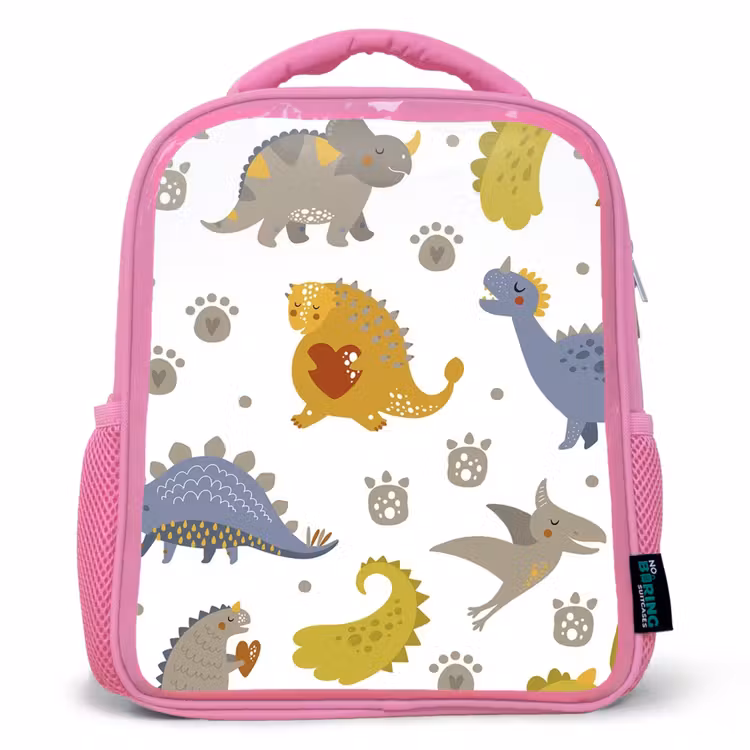 Rugzak kind - roze - Dinosaurus - Kinderen - Design - Jongens - Meisjes — 1