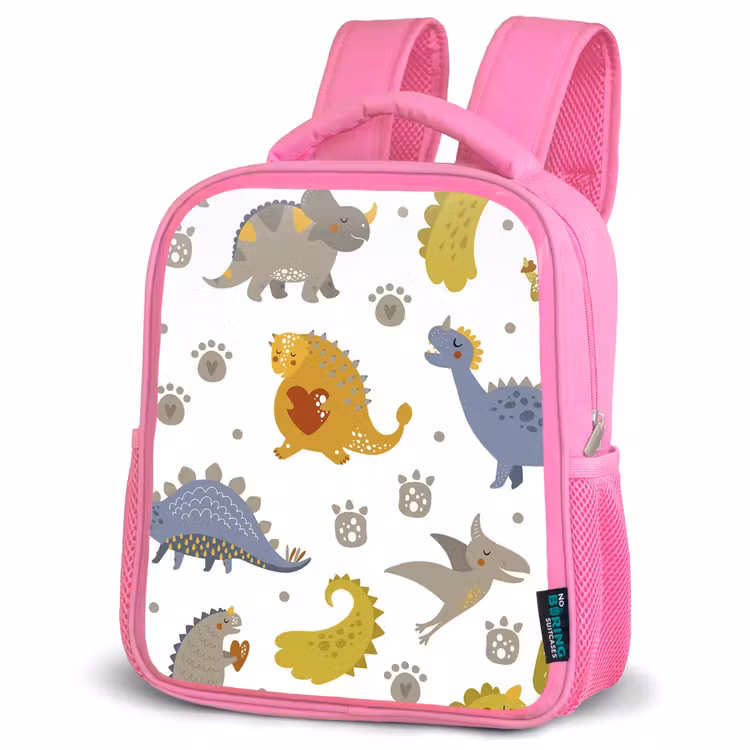 Rugzak kind - roze - Dinosaurus - Kinderen - Design - Jongens - Meisjes — 4