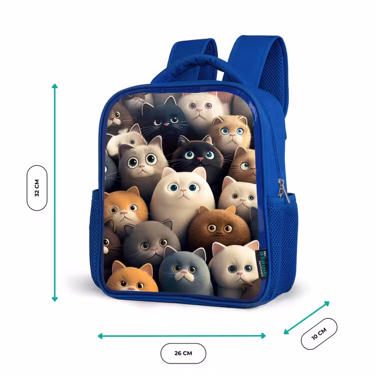 Rugzak kind - blauw - Kattenkabaal — 5