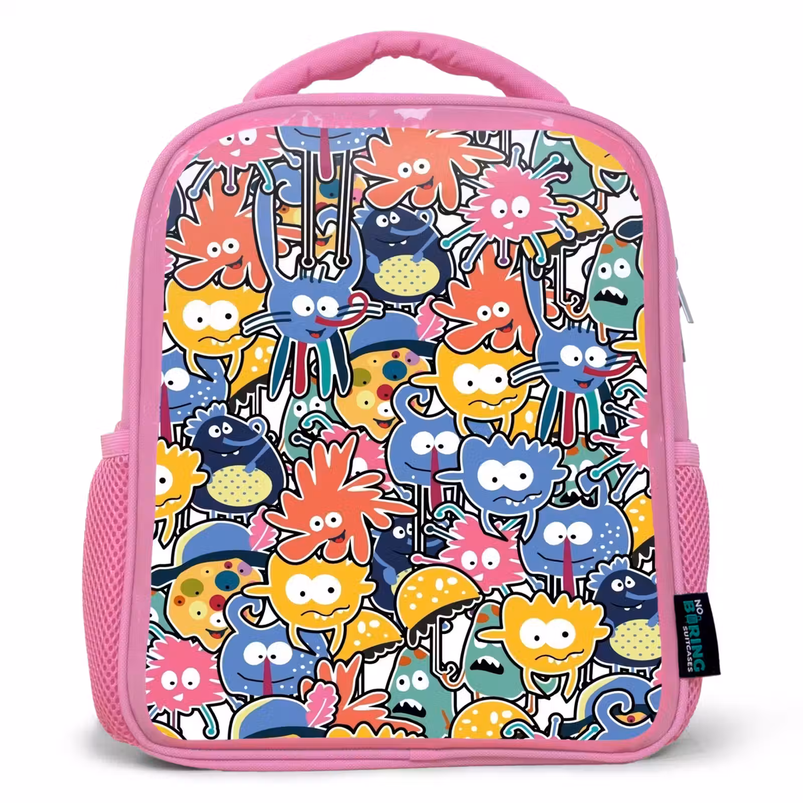 Rugzak kind - roze - Beestjes met Grote Oogjes — 1