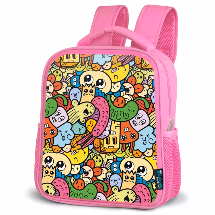 Rugzak kind - roze - Schattige Beestjes in Stad — 4