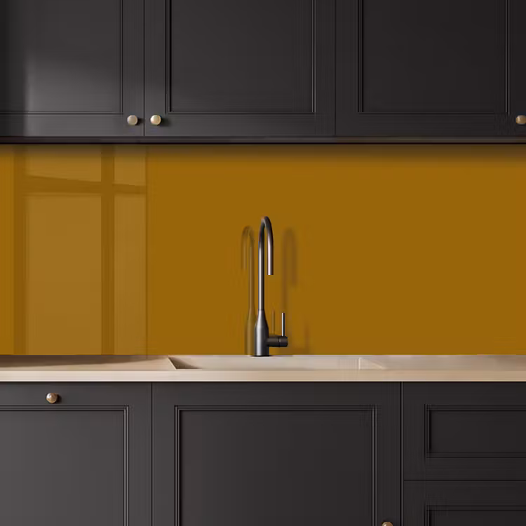 Keuken achterwand - Goud - Luxe - Interieur — 6