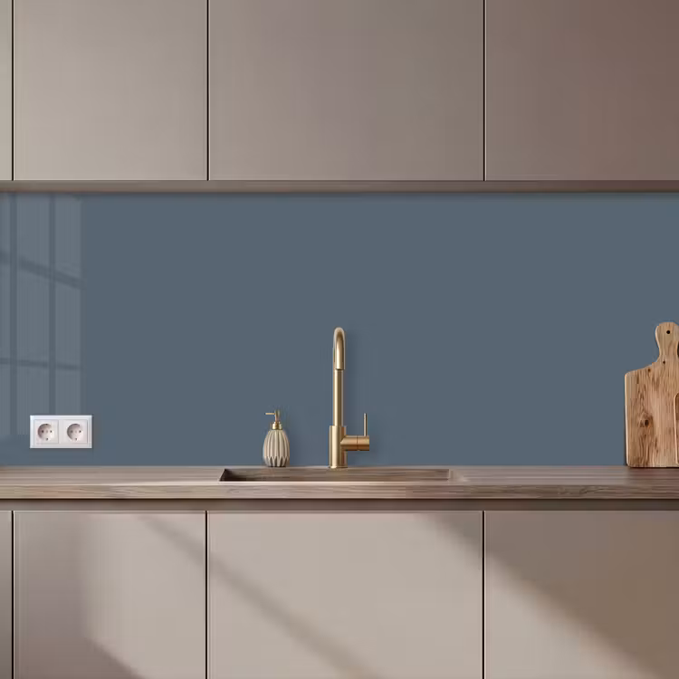 Keuken achterwand - Kleuren - Blauw - Interieur — 1