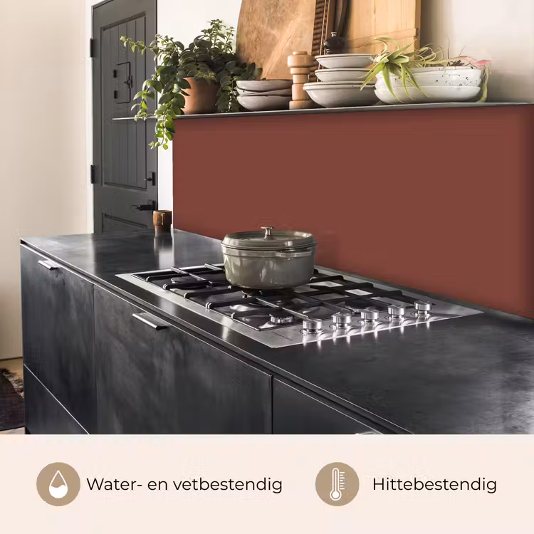 Keuken achterwand - Palet - Rood - Interieur — 3