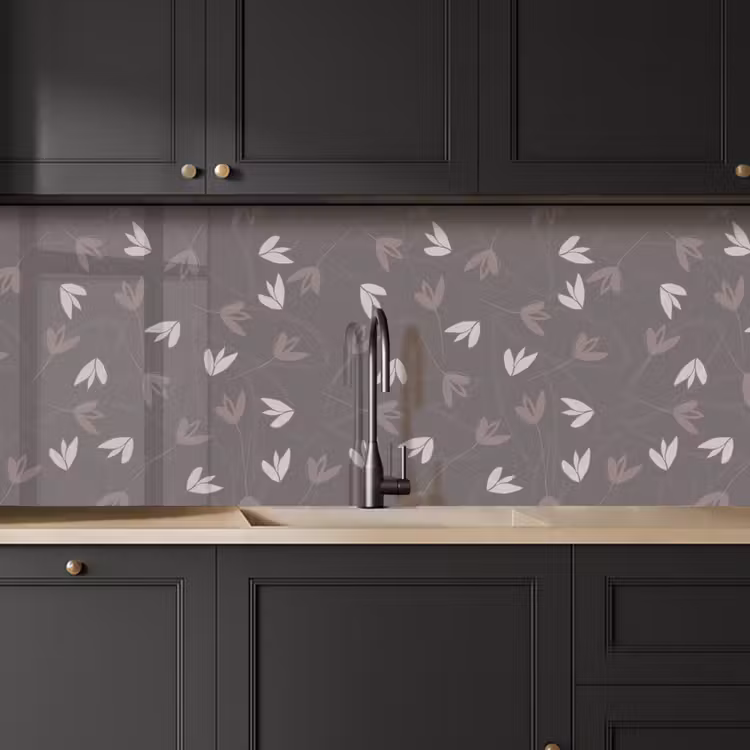 Keuken achterwand - Patronen - Tulpen - Minimalistisch — 6