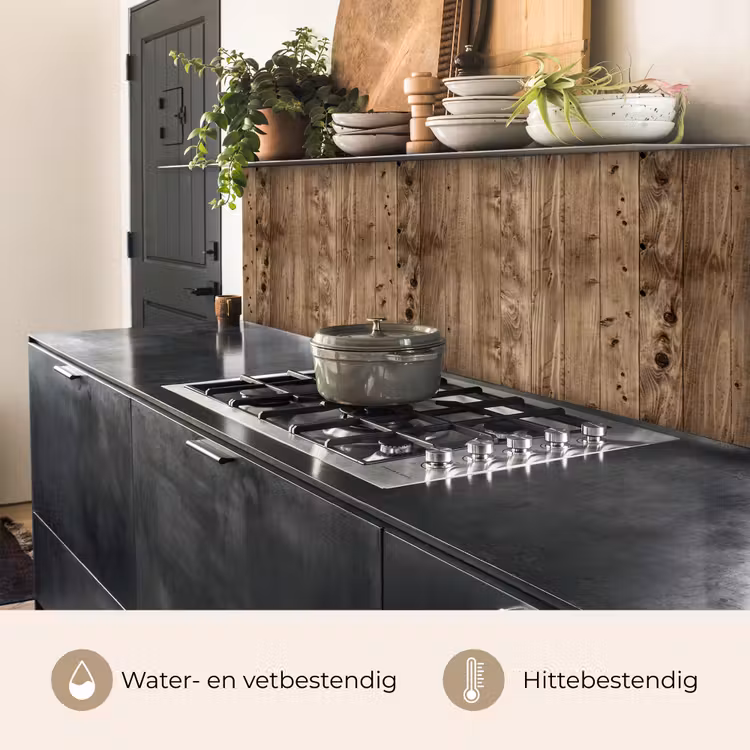 Keuken achterwand - Eikenhout - Patronen - Planken — 3