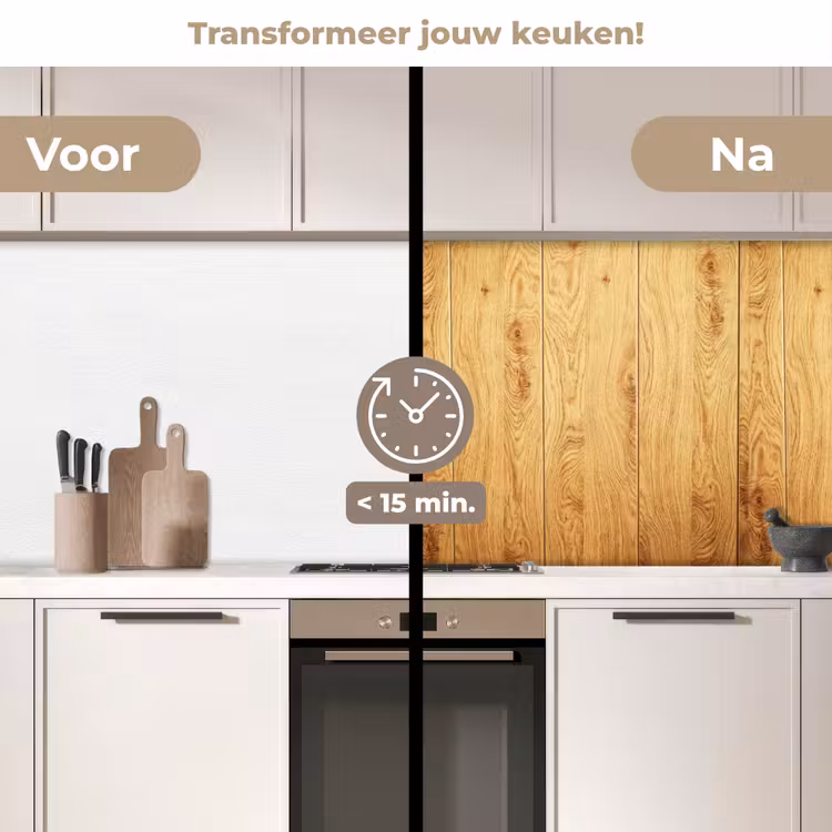 Keuken achterwand - Patronen - Planken - Natuur — 2