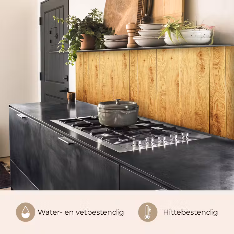 Keuken achterwand - Patronen - Planken - Natuur — 3