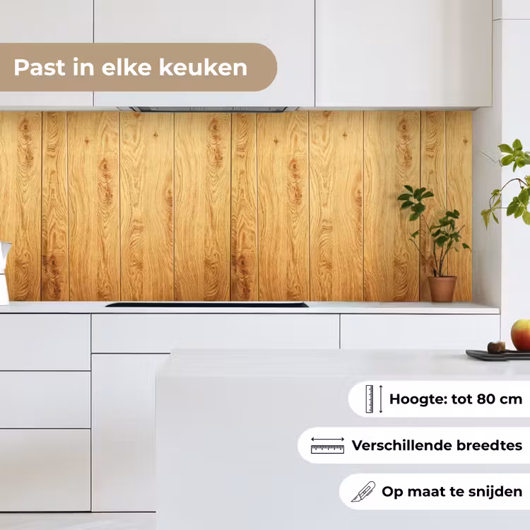 Keuken achterwand - Patronen - Planken - Natuur — 4