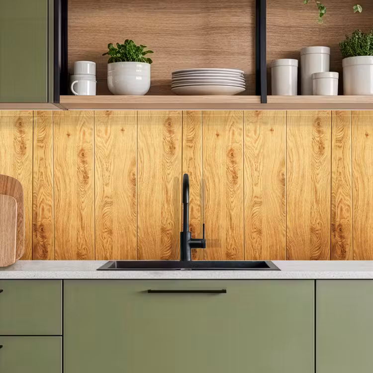 Keuken achterwand - Patronen - Planken - Natuur — 5