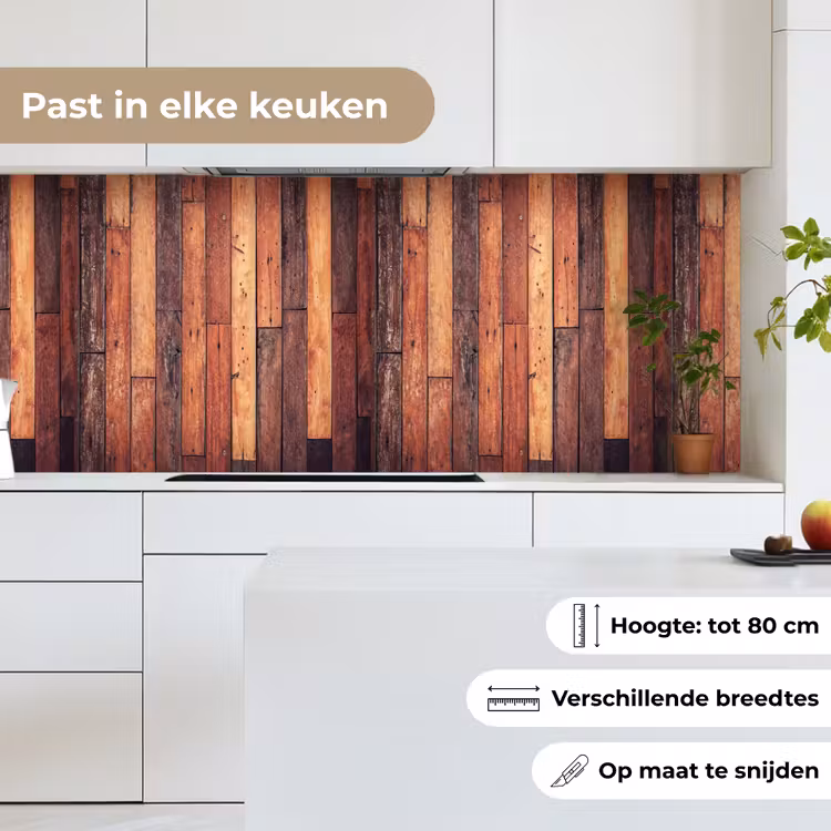 Keuken achterwand - Plank - Vintage - Patroon — 4