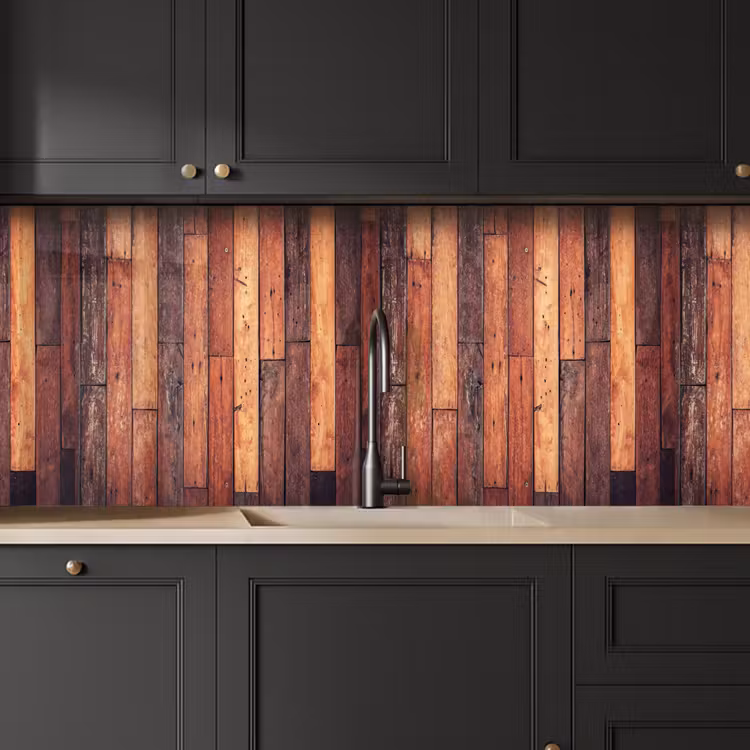 Keuken achterwand - Plank - Vintage - Patroon — 6