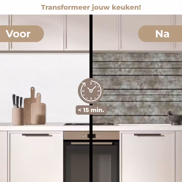 Keuken achterwand - Retro - Plank - Patronen — 2